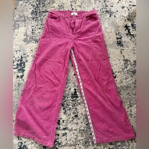 BDG Magenta Corduroy Pants